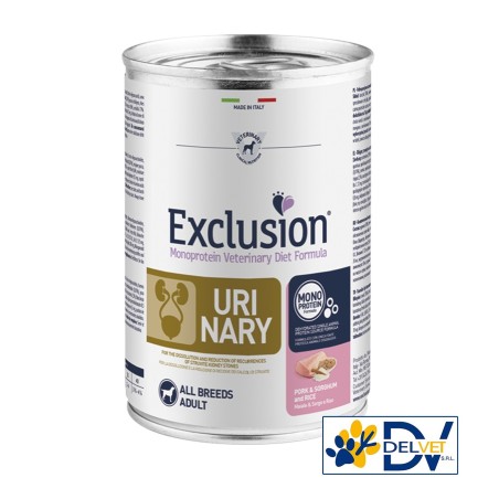 EXCLUSION URINARY PORK & SORGHUM AND RICE ALL BREEDS CANE 400 GR
