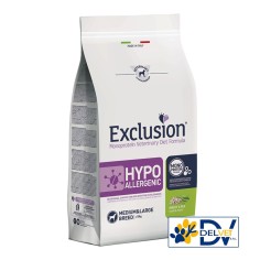 EXCLUSION HYPOALLERGENIC INSECT & PEA M/L CANE 2 KG