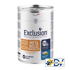 EXCLUSION METABOLIC & MOBILITY PORK & FIBRES 400 GR