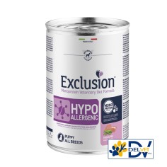 EXCLUSION HYPOALLERGENIC PORK AND PEA PUPPY 400 GR