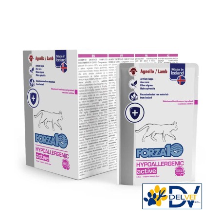 Forza 10 - GATTO ACTIWET HYPOALLERGENIC AGNELLO ACTIVE 12 X 100 GR