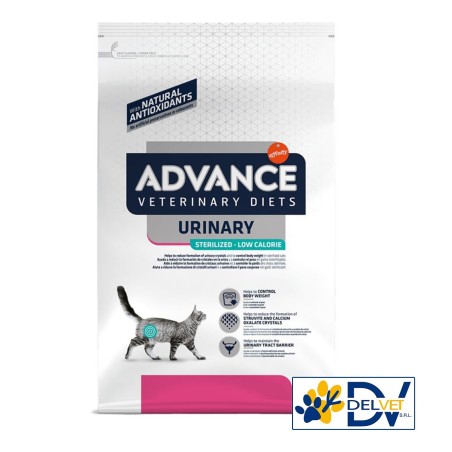 ADVANCE AFFINITY VETERINARY DIETS URINARY STERILISED LOW CALORIE GATTO 1,25 KG