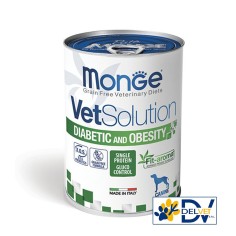 MONGE VETSOLUTION DIABETIC AND OBESITYT CANE 400 GR