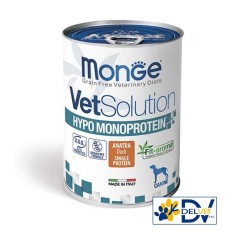 MONGE VETSOLUTION HYPO MONOPROTEIN ANATRA CANE 400 GR