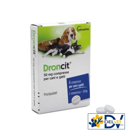 DRONCIT 6 COMPRESSE 50 MG CANE E GATTO - libera vendita