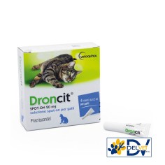 DRONCIT SPOT-ON GATTI 4 PIPETTE DA 0,5 ML - libera vendita