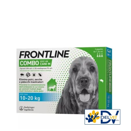 FRONTLINE COMBO SPOT-ON CANI MEDI DAI 10 AI 20 KG