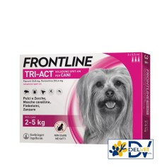 FRONTLINE TRI-ACT CANE TAGLIA XS DA 2 A 5 KG 3 PIPETTE
