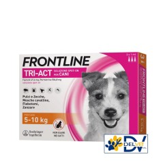 FRONTLINE TRI-ACT CANE TAGLIA S DA 5 A 10 KG 3 PIPETTE