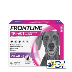 FRONTLINE TRI-ACT CANE TAGLIA L DA 20 A 40 KG 6 PIPETTE