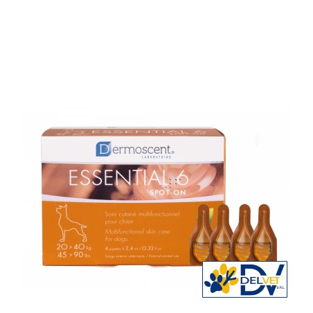 Dermoscent - ESSENTIAL 6 SPOT ON CANE OLTRE 20KG