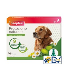 BEAPHAR PROTEZIONE NATURALE SPOT ON 30 KG 6 PIPETTE