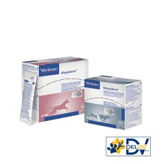 Virbac - MEGADERM 4 ML 28 BUSTINE CANI OLTRE I 10 KG BLU