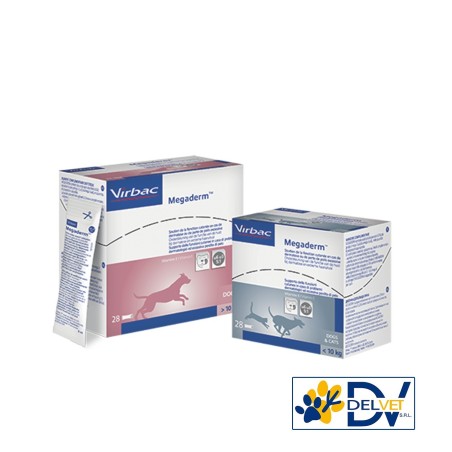 Virbac - MEGADERM 4 ML 28 BUSTINE CANI OLTRE I 10 KG BLU