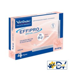 Virbac - EFFIPRO SPOT-ON CANE 20/40 KG - 24 PIPPETTE