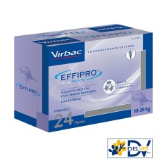 Virbac - EFFIPRO SPOT-ON CANE 10/20 KG - 24 PIPPETTE