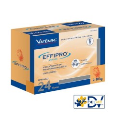 Virbac - EFFIPRO SPOT-ON CANE 2/10 KG - 24 PIPPETTE