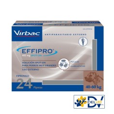 Virbac - EFFIPRO SPOT-ON CANE 40/60 KG - 24 PIPPETTE