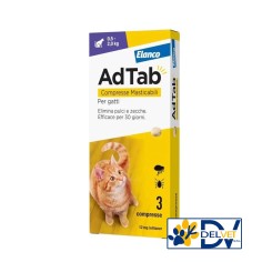 Elanco - ADTAB 3 COMPRESSE 12 MG GATTI 0,5-2 KG