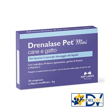NBF Lanes - DRENALASE CANE/GATTO MINI 20 COMPRESSE