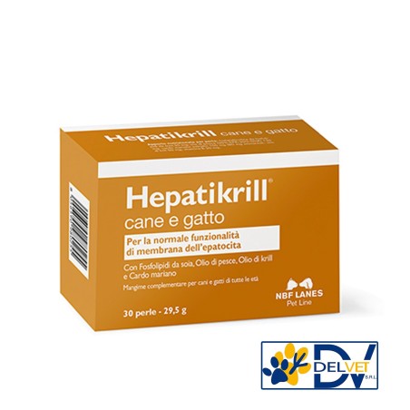 NBF Lanes - HEPATIKRILL CANE/GATTO 30 PERLE