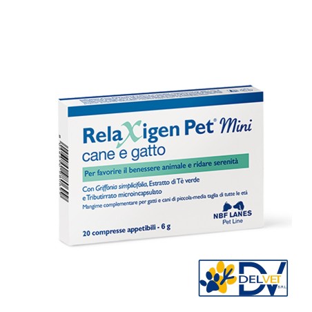 NBF Lanes - RELAXIGEN PET mini GATTO/CANE 20 cpr