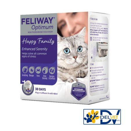 Ceva Salute Animale - FELIWAY OPTIMUM DIFFUSORE + RICARICA 48ML