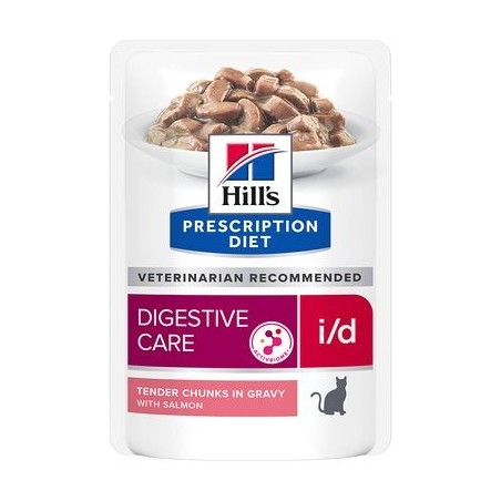 HILL'S I/D GATTO POUCH 12 X 85 gr salmone