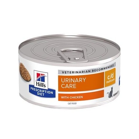 HILL'S C/D GATTO MINCED gr.156 umido