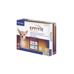 Virbac - EFFITIX 24 PIP 1,5-4 KG 26,8+240 MG