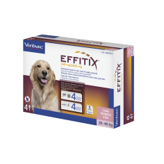Virbac - EFFITIX 24 PIP 20-40 KG 268+2400MG