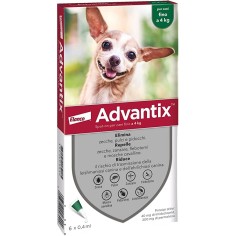 Elanco - ADVANTIX spot on cani fino 4  kg  -  6  PIP