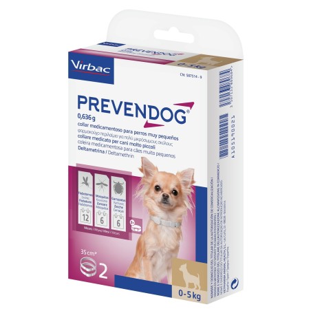 Virbac - PREVENDOG 1 COLL. 35 CM  cane  5 KG