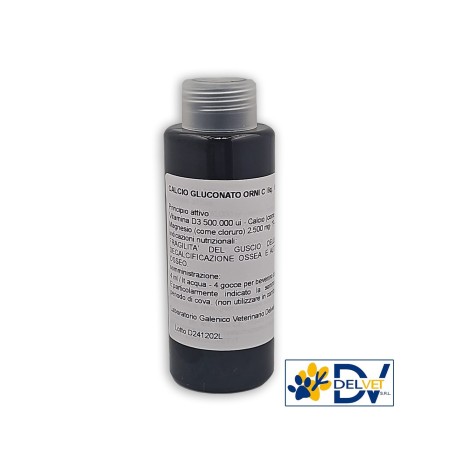 CALCIO GLUCONATO ORNI C   Liq.  fl 100 ml