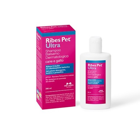 Nbf lanes- RIBES PET ULTRA SHAMPOO-BALSAMO 200 ml