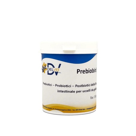 PREBIOBIRD - prebiotici - probiotici - postbiotici 100 Gr per uccelli da gabbia e voliera