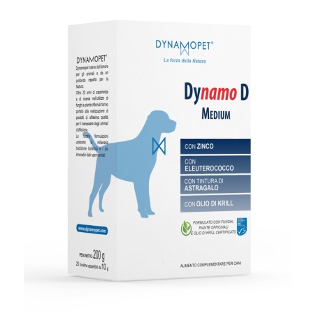 DYNAMO D MEDIUM CANI FINO A 20 Kg 20 Bustine 10 Gr