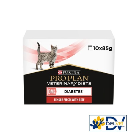 PROPLAN DM MANZO GATTO 10 X 85 gr