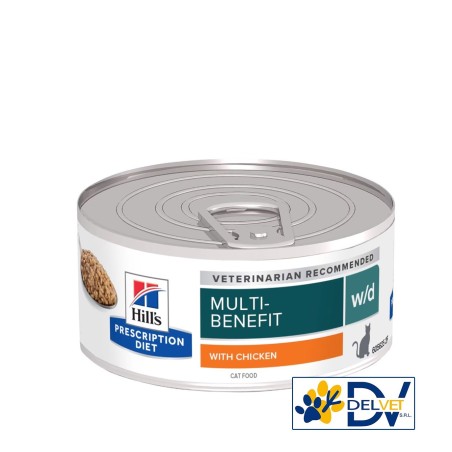 HILL'S W/D MULTI-BENEFIT GATTO 156 GR umido